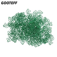 CARAMELOMA 100 Pcs Dollar Shape Paper Clips, Dollar Shaped Green Metal Paper Clips, Novelty Plastic-