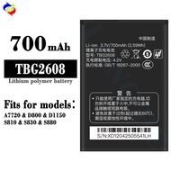 Suitable for Tianyu TBG2608 Mobile Phone Battery A7720/D800/D1150/S810/S830/S880