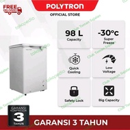 POLYTRON Chest Freezer 100 Liter PCF 118 PP - BEKAS