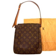 95%NEW二手LV Musette Salsa Vintage 啡色帆布Monogram ,王菲包 #香榭站正品