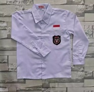 BASAMO STORE Baju putih sd lengan panjang/BAJU PUTIH SD LENGAN PANJANG / BAJU SEKOLAH KELAS 1 SAMPAI