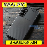 Samsung A54 - Carbon Fiber TPU Softcase Casing Cover