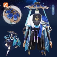 （Ready Stock）Genshin Impact Wanderer Kunikuzushi Cosplay Clothing Balladeer Wanderer Full Set Costum