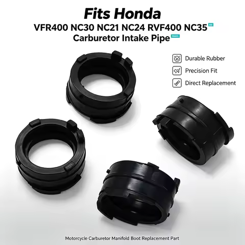 Motorcycle Carburetor Adapter Inlet Intake Pipe Rubber Mat For Honda 16211ML0720 VFR400 NC30 VFR400 