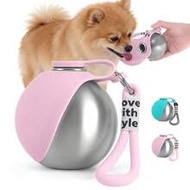 2-In-1 Portable Small Dog Water Bottle - Leak-Proof Compact Dog Travel Water Bottle, Foldable Pet Wa