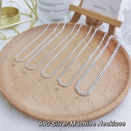 JINLLY SILVER -990 Silver Machine Necklace Kalung rantai leher mesin perak 990足银侧身项链