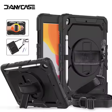 Heavy Duty iPad Case For 10th Gen iPad 9.7in 10.2in 10.9in 11in 12.9in 13in M2 M3 M4 11th(A16) 7/8/9