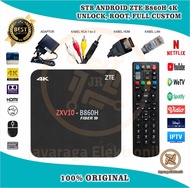 STB Android Smart TV BOX ZTE B860H 4K Hybrid Full Custom Plug And Play