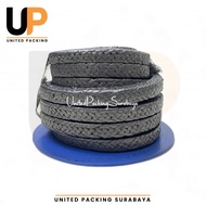 Gland Packing Asbestos Graphite Graphite Remes Packing Black Plain (ROLL) United Packing Surabaya