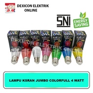 LED 4W COLORFUL JUMBO SMALL BULB/ COLOR BULB/ COLOR LED/ COLORFUL LIGHT/ JUMBO COLOR LIGHT/ JUMBO LE