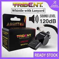 Trident Arbiter SG Whistle with Lanyard Wisel
