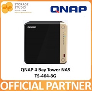[QNAP Official Partner]QNAP TS-464 4 Bay Tower NAS bundle promotion with 4 x WD Red Plus Hard Disk. 