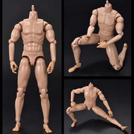 Action Figure Solid Movable Jointed Nude BJD Dolls Joints Replacement 1/6 Male Model Doll Body Girl 
