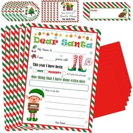 10 Sets Letter from Santa Kit Christmas Official Letters and Certificate from Santa Claus - Writing 