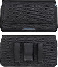 Nylon Cell Phone Pouch Belt Holster Case Compatible for Samsung Galaxy S24 Ultra / S23 Ultra / A14 A