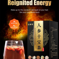 Health tea Men's goji berry tea Ginseng Ten Treasure Tea