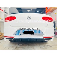 Volkswagen Passat B8 front bumper canard lip air duct rear under center diffuser skirt lip bodykit b