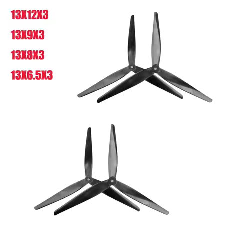 2pair HQProp 13X12X3 13X8X3 13X6.5X3 13X9X3 13 inch 3-bladed CRN Propeller CW CCW For FPV Racing Dro