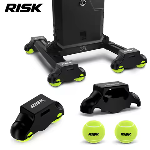 Bike Smart Trainer Rocker Base Buffer Foot Pads Shock Absorbing Tennis Ball Feet Trainer Stability M