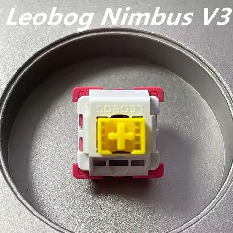 LEOBOG Nimbus V3 Keyboard Switch 5-Pin Linear Switches 28g POM Super Smooth Fine Lubrication Custom 