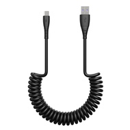 New arrival 3A Micro USB spring charging data cable Kabel Data Pengecas Spring USB Mikro 3A Baharu