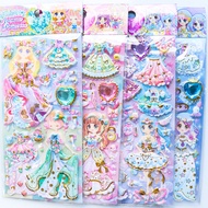 Dress Up Princess Stickers Children Cartoon Stickers Stickers Dress Up Jewel Princess Stickers 3d Bu