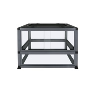 TOUGH CUBIC Aluminium Assemble Terrarium Tough Tank (45 x 30 x 36) Grey Color