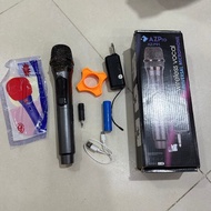 Mic Karaoke Bluetooth Kèm Loa YS-69 và Mic Karaoke đa Năng Không Dây AZPro AZ-P01. LMS