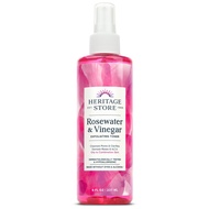 HERITAGE STORE Rosewater & Vinegar - Exfoliating Toner with Apple Cider Vinegar - Oily to Combinatio