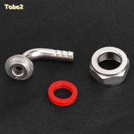 TOBE2 Keg Coupler Fitting, Barb Connector Hex Nut Beer Line Connector Kit, Durable Home Brewing Acce