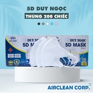 Khẩu Trang 5D Duy Ngọc - Thùng 200 Chiếc 3 Lớp Kháng Khuẩn