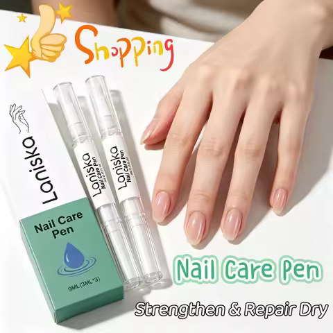 Laniska Nail Care Pen Cracked Nail Repair Cuticle Nail Strengthener and Growth Non-greasy Tea Tree O