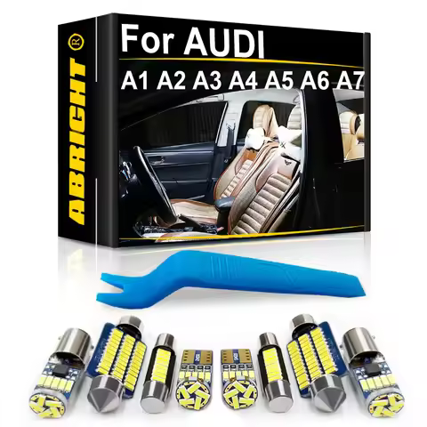 Car Interior LED Light For AUDI A1 A2 A3 A4 A5 A6 A7 8X 8Z 8L 8P 8V B5 B6 V8 8TA 8T3 C5 C6 Parts Acc