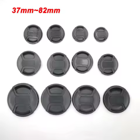 37 40.5 43 46 49 52 55 58 62 67 72 77 82 mm Snap-on Camera Front Lens Cap Cover Protector for Canon 