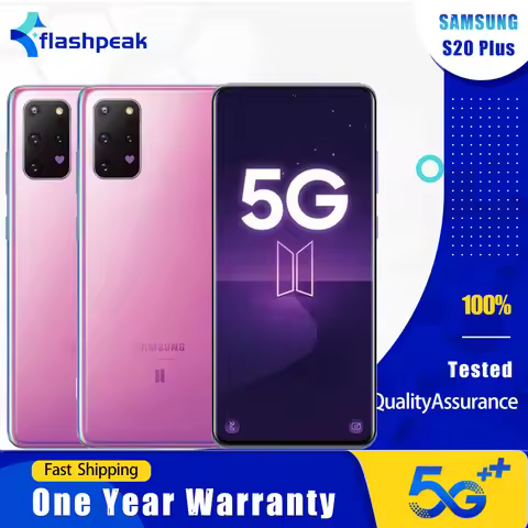 Samsung Galaxy S20+ S20 Plus 5G G986U1 G986F 6.7" AMOLED 12GB RAM 128GB ROM NFC Original Android S20