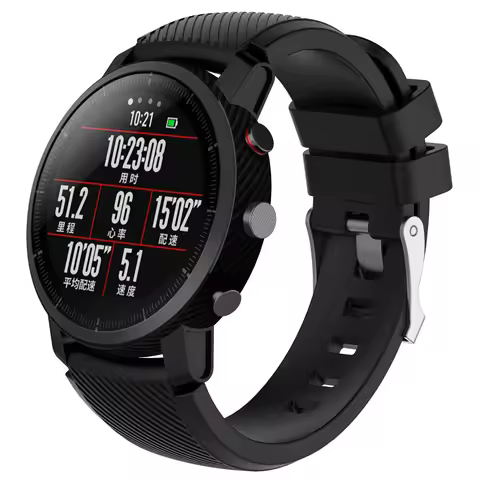 22mm Watch Band For Amazfit Stratos 3/GTR 4/Pace/Balance Silicone Bracelet Wristband For Huawei Watc