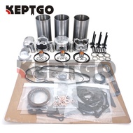 D902 STD Overhaul Rebuild Kit for Kubota D902 Engine 3 Cylinders Cylinder Liner Piston ring