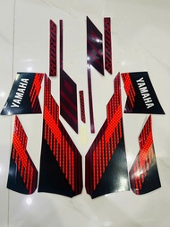 Bộ tem decal dán xe máy Yamaha Sirius 110 đời 2024 màu đen zin thái siêu đẹp
