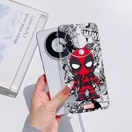 Deadpool Q-version transparent phone case For Honor X9D X9C X9B X9 X7C 4G/5G 70 60 50 30 Play 9T 60P