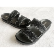 Daphne/Daphne Musim Panas Baru FesyenPURom Tapak Rata Set Kaki Sandal dan Selipar Wanita