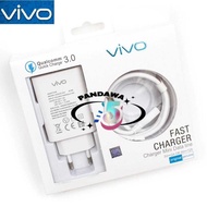Vivo Qualcomm 3.0 Charger Type C & Micro Type Cable Charger Support Fast Charging