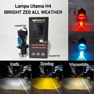 IBRIGHT H4 LED ZE0 Headlight 3 Colors All Weather Blue Lens DEVIL eye