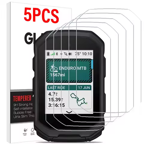 For Garmin Edge MTB Smart Stopwatch HD Clear Tempered Glass Protective Films For Garmin Edge MTB Ant
