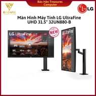 Màn Hình Máy Tính LG UltraFine UHD 31.5 IPS HDR 10 USB Type-C Ergo stand 32UN880-B - Hàng Chính Hãng