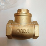 CHECK ONDA BRASS VALVE 1 1/2" / SWING CHECK ONDA VALVE