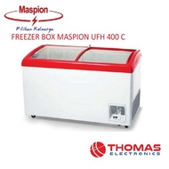 FREEZER BOX MASPION UFH 400 C CHEST FREEZER KACA 400 L GARANSI RESMI