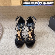 Ysl High Heels ysl High Heel Sandals YSL Classic Royal Sister Big logo High Heels SAINT LAURENT Unde