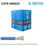 ( 10m-50m ) Dintek Cat6 AWG23 Lan Cable - Dintek 4P UTP Solid Cable, 23AWG Solid Cat6 LAN Cable ( Lo