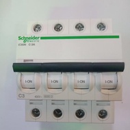 MCB iC60N 4P 3A SCHNEIDER A9F74403 Steady
