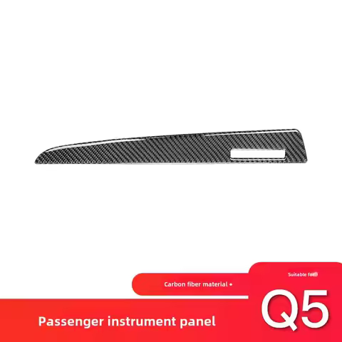 Suitable for Audi Q5 interior co-pilot instrument decorative strip sticker Q5 interior modification